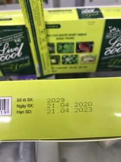 Bột sủi thanh nhiệt Livecool ( Hộp 10 gói )