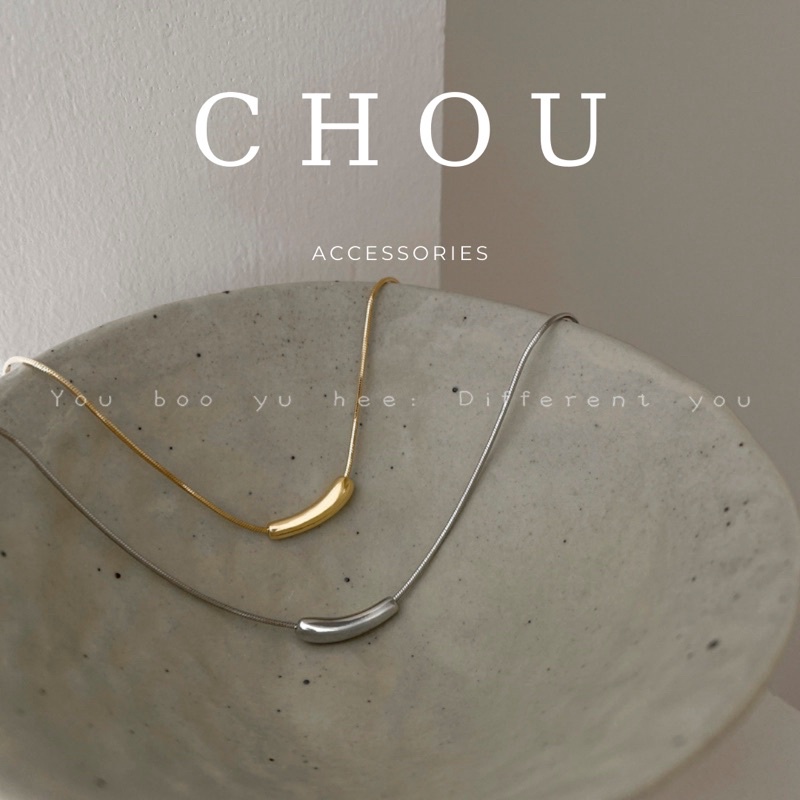 Dây Chuyền Titan Hình Ống Trúc | CHOU ACCESSORIES |