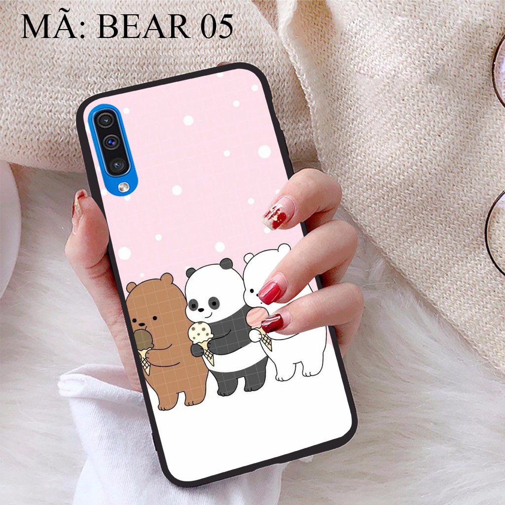 Ốp lưng Samsung A50 viền dẻo TPU BST Gia Đình Nhà Gấu