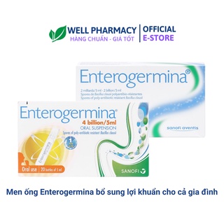 ENTEROGERMINA HỘP 20 ống-ỔN ĐỊNH HỆ TIÊU HOÁ CHO CÁC LỨA TUỔI