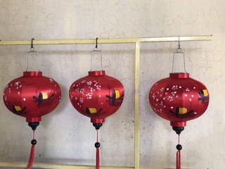 Đèn lồng vẽ hội an (30,45cm)
