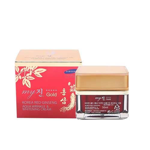 Kem sâm dưỡng trắng da chống nhăn My Gold Korean Red Ginseng