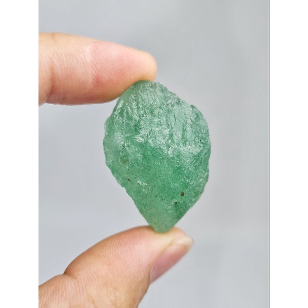 Thach anh dâu tây xanh thô tự nhiên reiki healing, làm trang sức handmade, vật phẩm quà tặng...