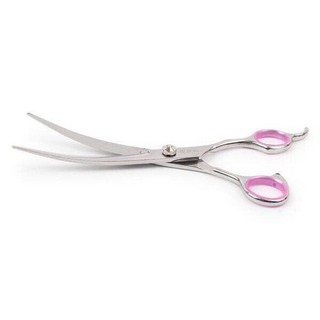 Kéo Cong 7 Inch Cắt Tỉa Lông Chó Mèo Cao Cấp - Kéo Cắt Lông Thú Cưng Chuyên Dụng Tạo Kiểu Bo Tròn Đầu, Mặt, Mông