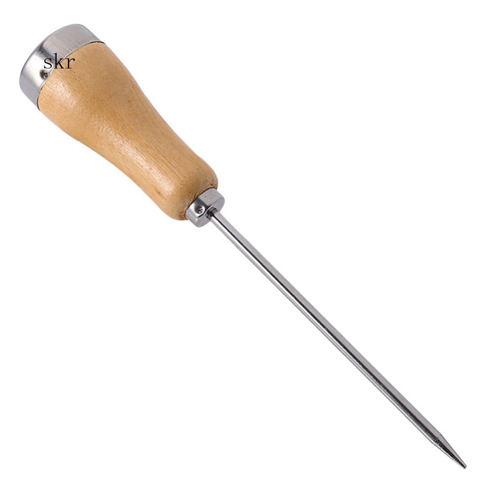 Dụng Cụ Nghiền Đá Bằng Thép Không Gỉ Tay Cầm Gỗ