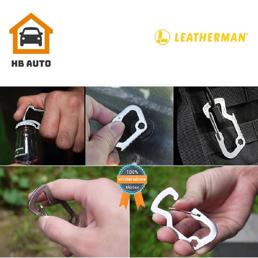 Móc Khóa Đa Năng LEATHERMAN Carabiner Accessory Hàng Chính Hãng tích hợp mở bia và vặn ốc lục giác ..vv