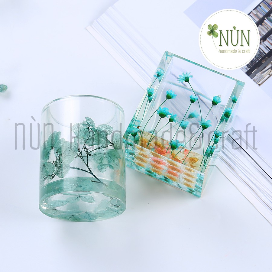 Khuôn Silicon Làm Ống Đựng Bút Handmade