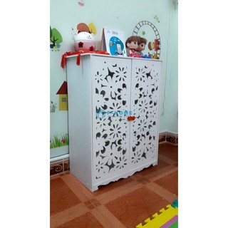 Tủ Giày 3 Tầng Hoa Cúc P-HOME