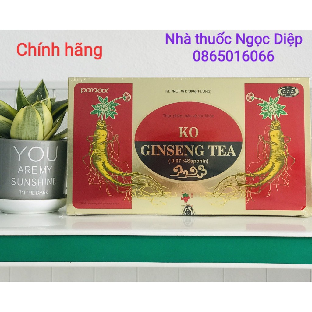 Trà sâm Ko Ginseng tea  hộp 100 gói x 3g ( NT Ngọc Diệp)