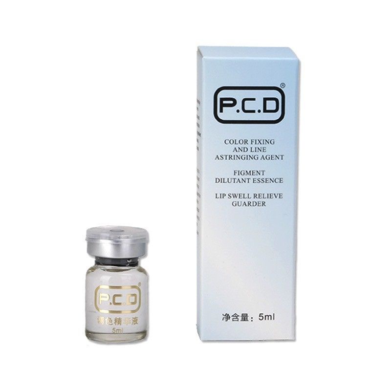 Phủ bóng môi colagen PCD giúp ủ mềm môi da căng bóng sau phun xăm lọ thủy tinh 5ml