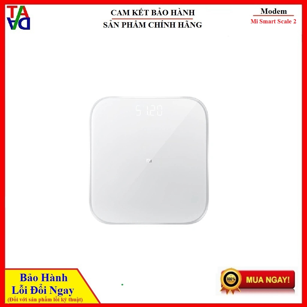 Cân thông minh Xiaomi Mi Smart Scale 2 (NUN4056GL) - Hàng chính hãng -