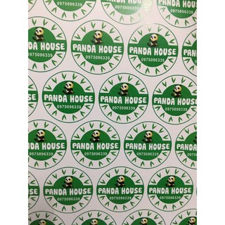 TEM NHẢN DÁN IN THEO YÊU CẦU