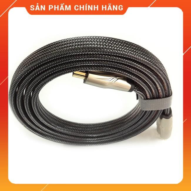 [Mã ELFLASH5 giảm 20K đơn 50K] Cáp HDMI 1m dẹt bọc lưới chống nhiễu UGREEN 10250 dailyphukien