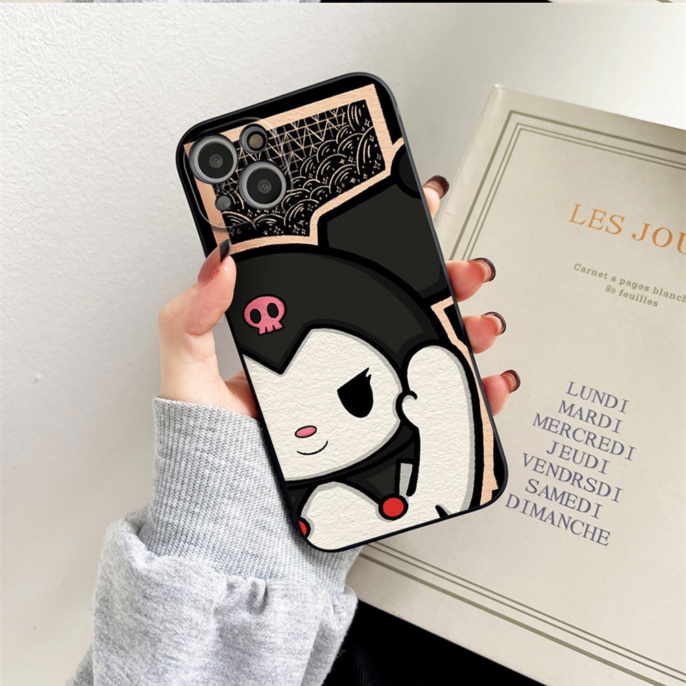 SANRIO Ốp Điện Thoại Tpu Mềm Chống Sốc In Hình kuromi Melody Cho iPhone 11 12 13 pro max XS X XR XSMax 7 8 6 6s plus SE 2020