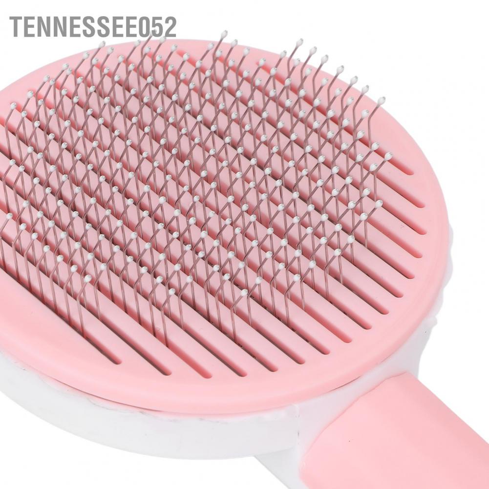 Lược chải lông chó mèo tròn kim dày có nút bấm chức năng mát-xa chuyên nghiệp cho thú cưng