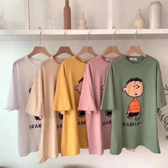 Áo phông họa tiết cậu bé Franklin