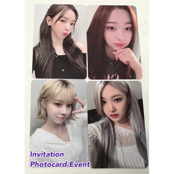 Thẻ Ảnh aespa Girls Lightstick Event 1,2,3 POB