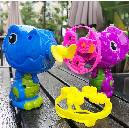 Bắn bong bóng xà phòng kèm QUẠT KHỦNG LONG 2in cầm tay