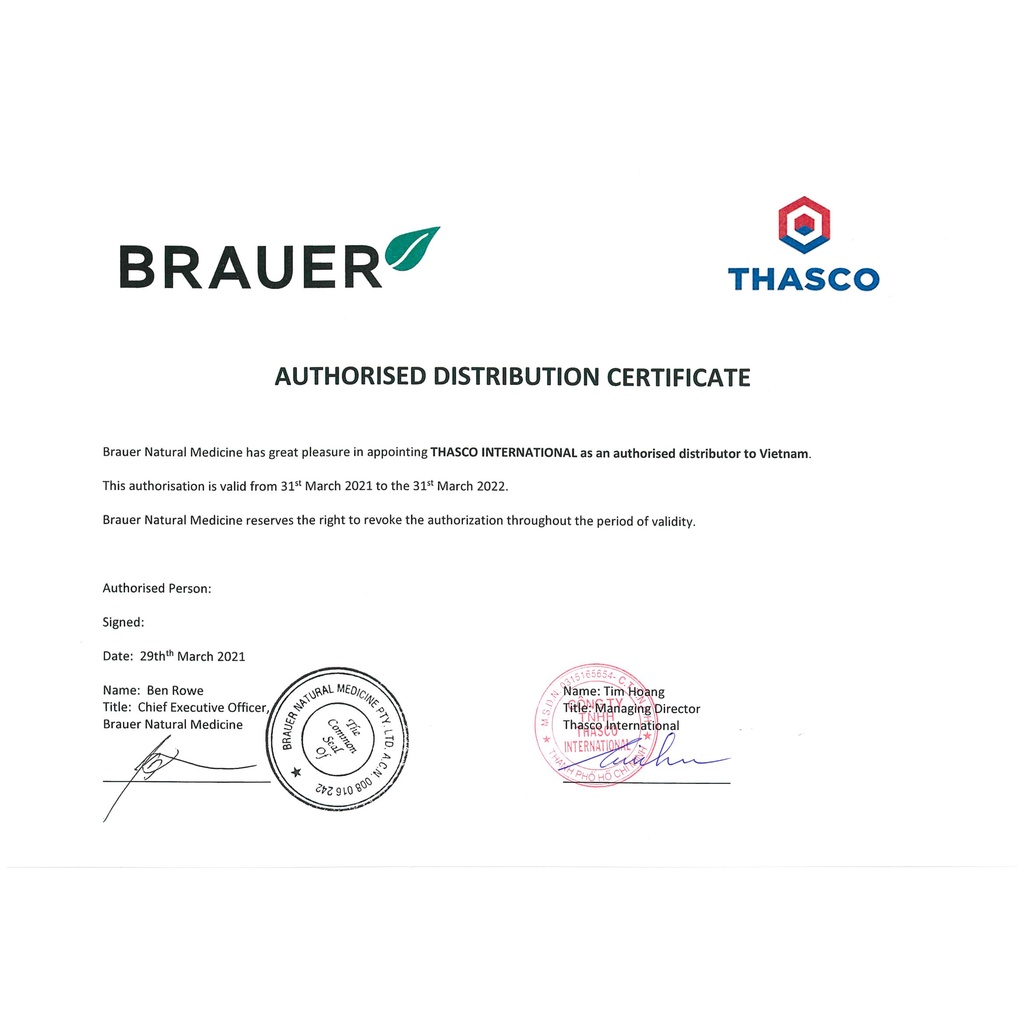 Combo Brauer Giảm Ho & Tăng Đề Kháng cho trẻ 2 tuổi