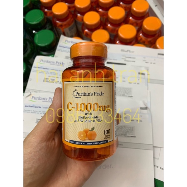 Viên uống vitamin C Puritan