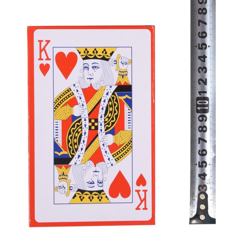 Bộ Bài Tây Bài Poker khổng lồ A4 Bộ bài tây/ bài poker kích thước lớn,cỡ lớn, loại to THẻ bài mini