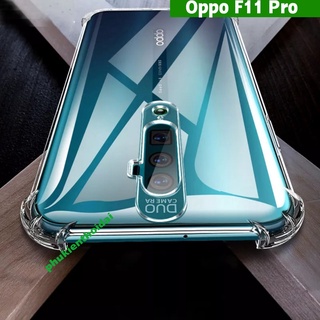 Ốp lưng Oppo F11 Pro dẻo trong suốt lồi 4 góc chống sốc chống va đập mạnh ôm khít máy