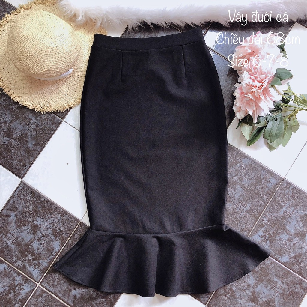 Chân váy đuôi cá bigsize thun umi co dãn ôm body - chân váy đuôi cá size đại ôm body từ 45kg-80kg | BigBuy360 - bigbuy360.vn