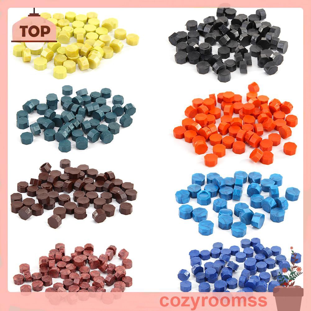Sáp 100pcs Vintage Wax Seal Stamp Tablet Pill Beads for Envelope Sealing Wax