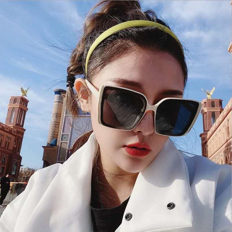 Sunglasses Women Shades Cermin Mata Hitam Spek Mata Eyeglasses Square Oversized Sun Glasses