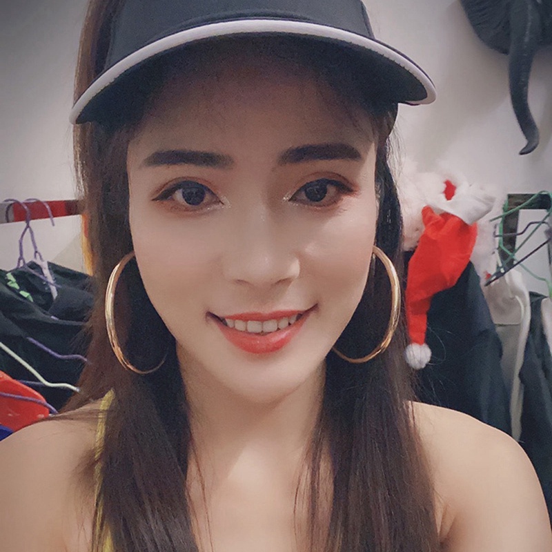 Set 12 Đôi Khuyên Tai Tròn Mạ Vàng Thời Trang