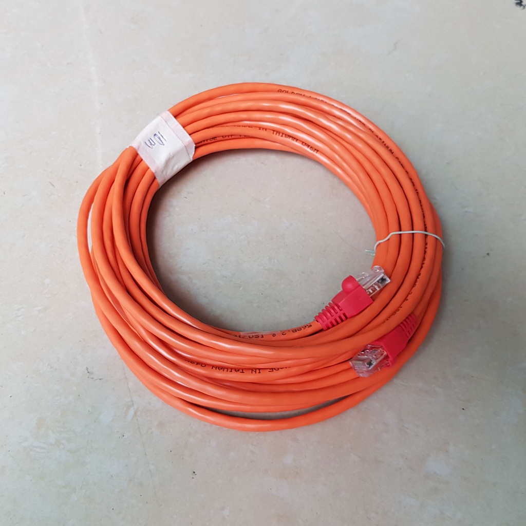 GOLDEN LINK 5E UTP - Dây mạng (cáp lan) bấm sẵn 2 đầu RJ45 dài 5m/10m/15m//20m//20m/30m