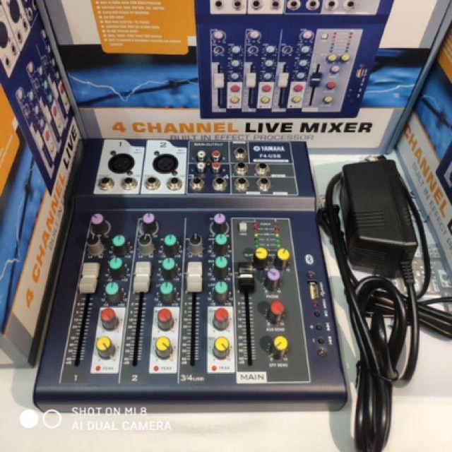 Mixer f4 thiết bị livestream và hát karaoke cao cấp