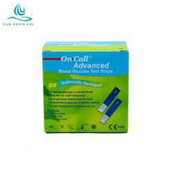 Que thử đường huyết Acon on call advanced 25 que