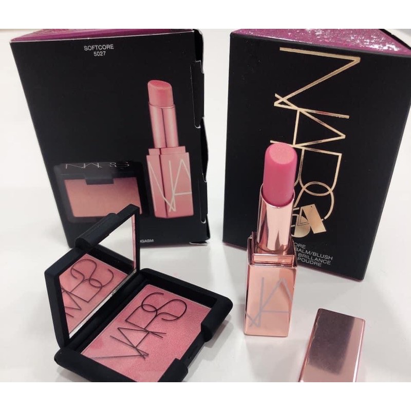 Set má hồng + son dưỡng Nars các màu: Torrid, Orgasm, Dolce Vita  , fullbox, săn sale in Moscow.