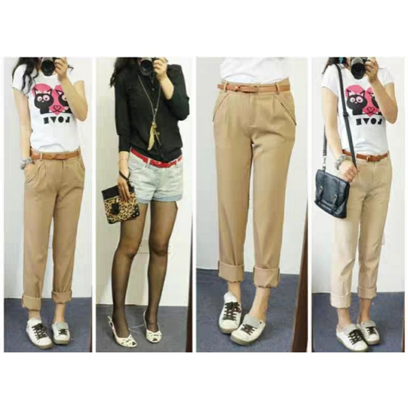 Thắt lưng dây nịt nữ bản mảnh có khóa kim loại