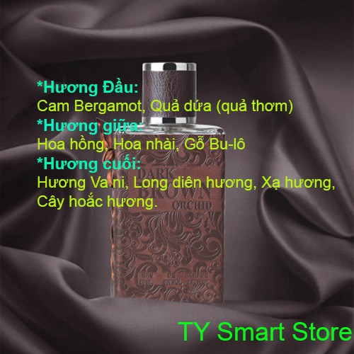 [HOT] Nước Hoa Nam Cao Cấp DarkBrown☘️ 80ml Hương Thơm Quyến Rũ .