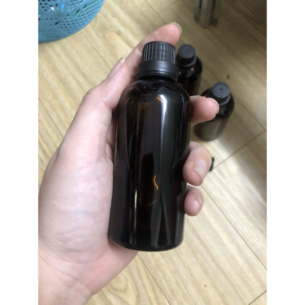 Lọ chiết serum 100ml màu nâu
