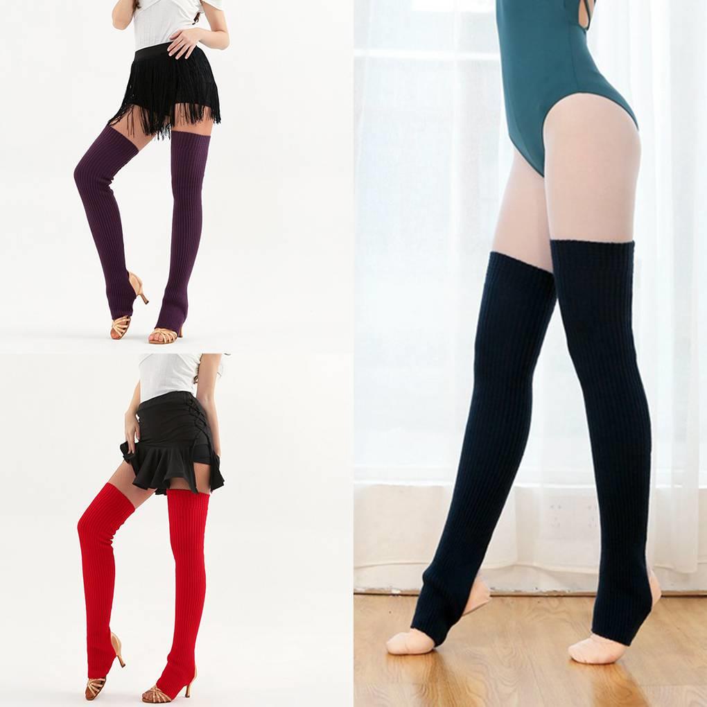 1 Đôi Tất Dài Giữ Ấm Chân Thoáng Khí Cho Nữ