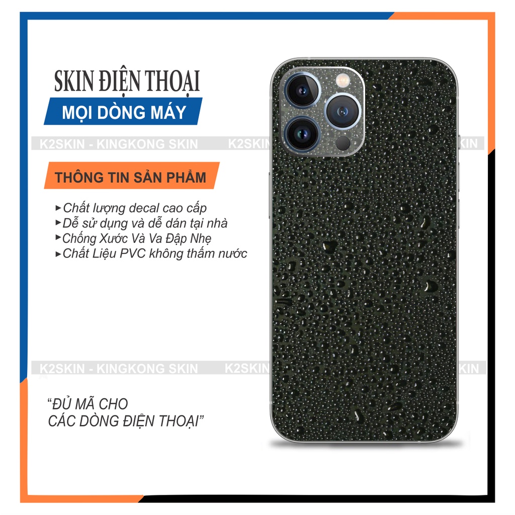 Miếng dán Skin cho Android và  Iphone 6/7/8/x/xs/11/12pro/13promax/13/13pro ( Mã skin 028)