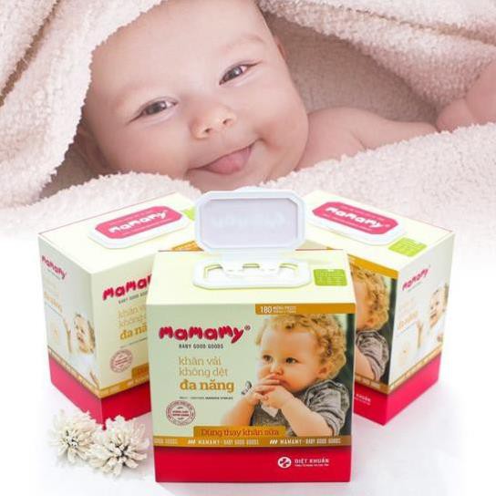 3 hộp khăn khô Mamamy 180 tờ - FLASH SALE 99K