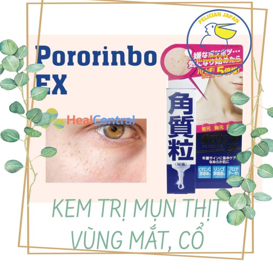 Kem mụn thịt Pororinbo nhật bản