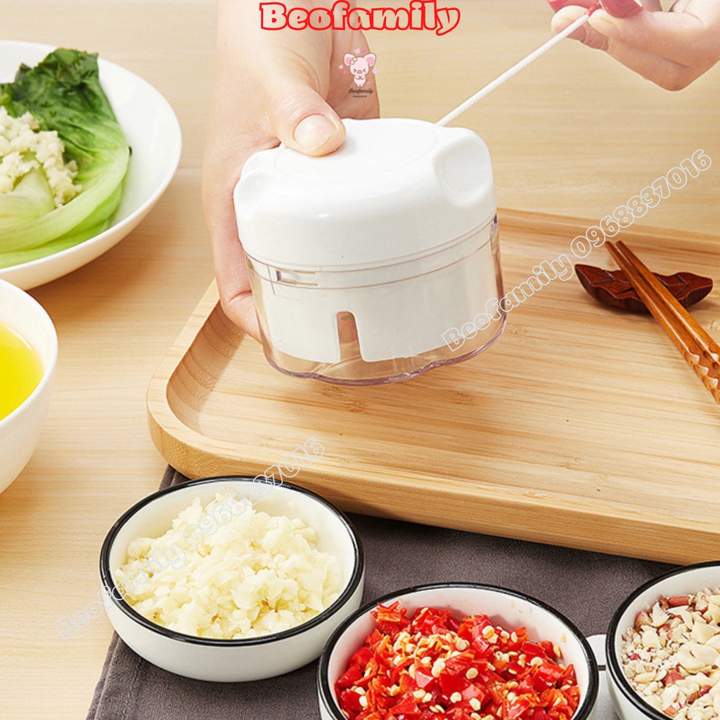 Dụng cụ xay tỏi ớt cầm tay đa năng, tiện lợi - Beofamily