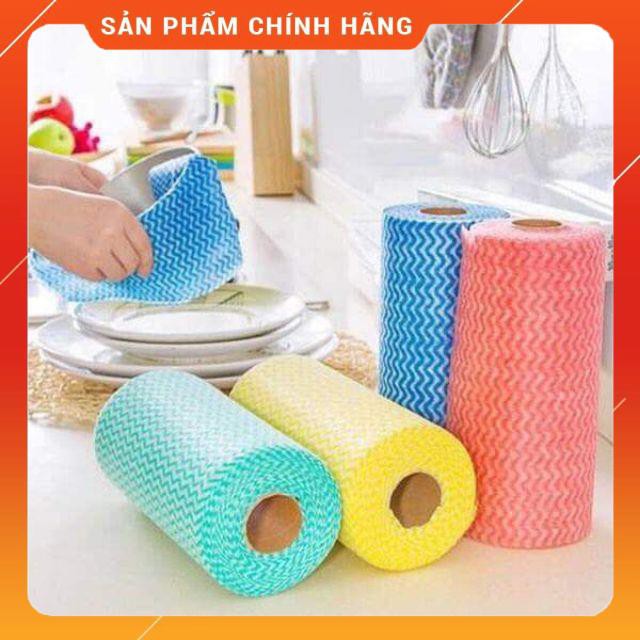 [HÀNG SIÊU TỐT] Khăn lau đa năng 50 tờ 1 cuộn