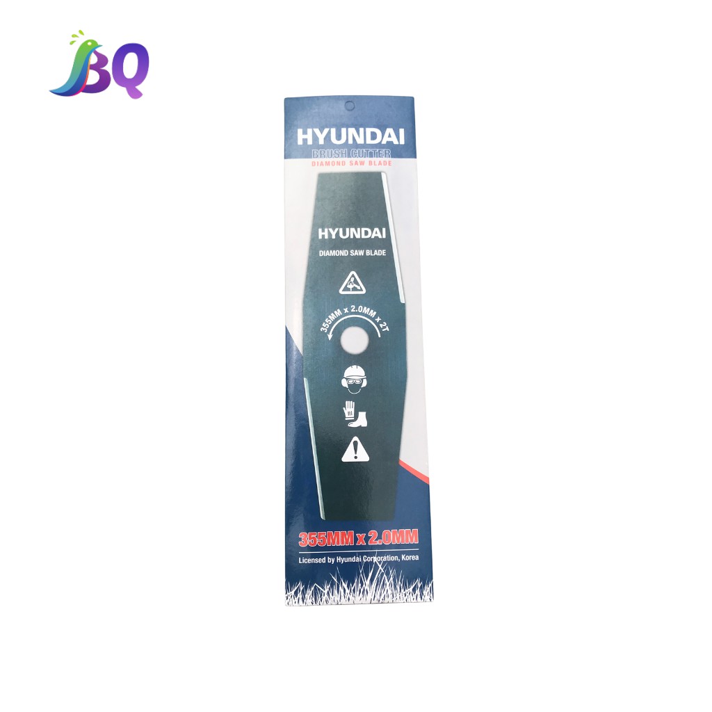 Lưỡi Cắt Cỏ Dao Cắt Cỏ HYUNDAI KOREA 355mm dày 2.0 mm lưỡi sắc bén thép hợp kim