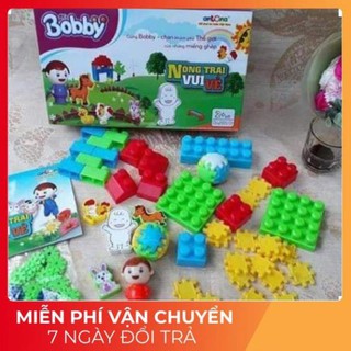 SALE BỘ ĐỒ CHƠI XẾP HÌNH LEGO - nông trại vui vẻ quà tặng từ BOBBY sỉ 39k