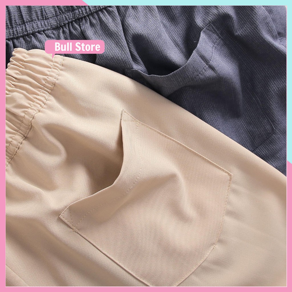 [Áo + quần] Bộ đồ Nam mặc nhà set quần áo mùa hè chất đũi phong cách trẻ trung nam tính đủ 7 màu hàng xưởng | BigBuy360 - bigbuy360.vn