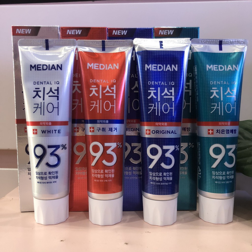 Kem Đánh Răng Median Dental IQ 93% Hàn Quốc 120g