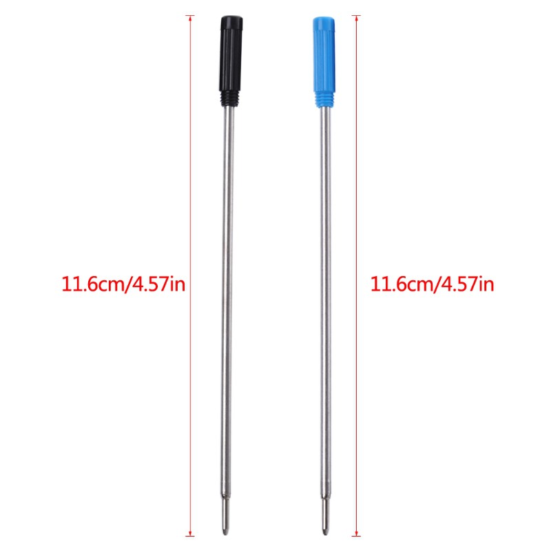 Set 10 ruột bút bi nhiều màu tùy chọn dài 11.6cm