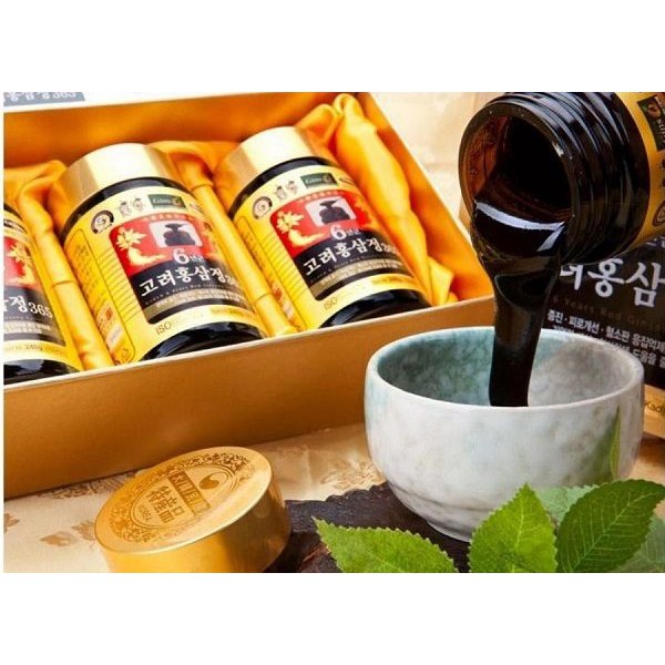 Cao Hồng Sâm 365 Hàn Quốc, Hộp 4 lọ x 240ml