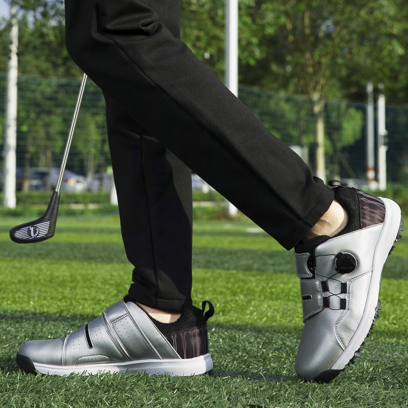 Giày Đánh Golf Chuyên Nghiệp Mẫu Mới Chống Trượt Chống Thấm Nước Có Thể Tháo Rời Cho Nam Và Nữ
